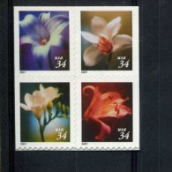 229415940 2001 (XX) SCOTT 3490A POSTFRIS MINT NEVER HINGED  - UPPER SIDE LEFT AND RIGHT SIDE IMPERFORATED - FLOWERS - Andere & Zonder Classificatie