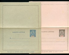 FRENCH SUDAN Letter Cards #A1-2 Mint Vf 1894 - Cartas & Documentos