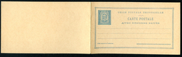 FUNCHAL Postal Card With Reply #6  30+30 Reis Mint Xf 1893 - Funchal