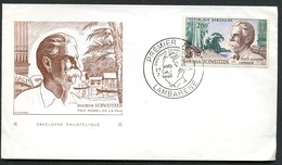 GABON FDC ALBERT SCHWEITZER 1966 - Albert Schweitzer