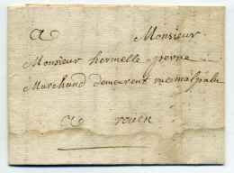 Lettre De CAEN  / Dept 13 Du CALVADOS / 28 Juin 1762 - 1701-1800: Voorlopers XVIII