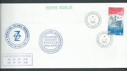 French Antarctic Territory 1985 Philatelic Cover With 11.3Fr Ship - FDC