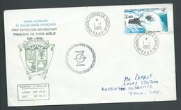 French Antarctic Territory 1985 2.8Fr Petrel On Casey Base Addressed FDC - FDC