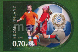 Finland - 2007 - Centenary Of Finland Football Association - Mint Self-adhesive Stamp - Nuovi