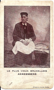 BRUXELLES (1000) : Monsieur Anneessens, Marchand De Poisson, Le Plus Vieux Bruxellois. CPA Précurseurs Très Rare. - Petits Métiers