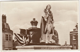 Weymouth: King George  III Statue - (1957) - Dorset - Weymouth