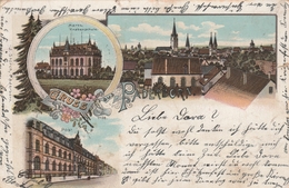 Gruss Aus Paderborn-Litho 1901 - Paderborn