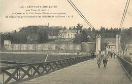 PIE-17-T.B.972 : TOURS. SAINT CYR-SUR-LOIRE. VILLA SAINTE-MARIE  REEDUCATION PROFESSIONNELLE DES INVALIDES. - Saint-Cyr-sur-Loire