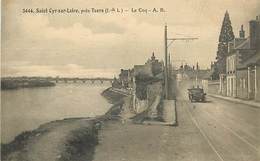 PIE-17-T.B.974 : TOURS. SAINT CYR-SUR-LOIRE. BORDS DE LOIRE LE COQ. AUTOMOBILE - Saint-Cyr-sur-Loire