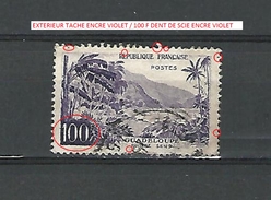 VARIÉTÉS FRANCE 1959  N° 1194  RIVIÈRE SENS GUADELOUPE 100 F  OBLITÉRÉ - Usati