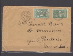 Martinique - N° 95 X2  Obli/sur Lettre Voyagée Pour La France  - 04 / 03 / 1925 - Briefe U. Dokumente