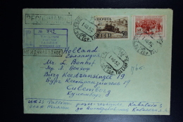 Russia: Registered Cover Tallinn Esti To Culemborg Holland 1952  Mixed Stamps. - Cartas & Documentos