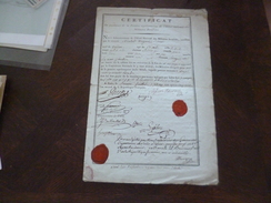 Révolution Certificat  Jouissance Pension Militaire Invalides 1793 Estropié Soldat Mazuel Mazuet Verdun Autographes A3 - Documenti