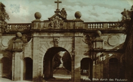 Fulda, Blick Durch Das Paulustor, 1926 Nach Eisenach Versandt - Fulda