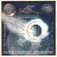 BULGARIA \ BULGARIE ~ 1999 - Eclipse Solaire Totale Du Aout 1999 - Bl ** - Blocks & Kleinbögen