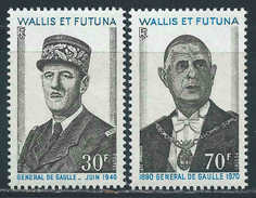 Wallis Et Futuna - 1971 - De Gaulle -N° 180/181 - Neufs** - MNH - Unused Stamps