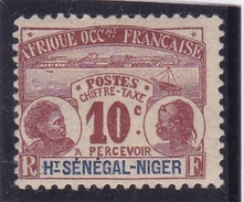 Haut Sénégal Et Niger Taxe N° 2 Neuf * - Unused Stamps