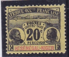 Haut Sénégal Et Niger Taxe N° 4 Neuf * - Unused Stamps