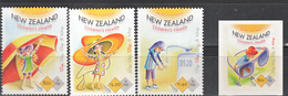 NEW ZEALAND- 2015 CHILDREN'S HEALTH- BEING SUN SMART- 4V MNH SET - Nuovi