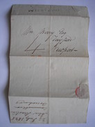 U.K. - LAC Du 29 Juil. 1825  Voir Cachet Couparfife Et Taxe Manuscrite 4 - ...-1840 Voorlopers