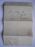 U.K. - LAC Du 29 Juil. 1825  Voir Cachet Couparfife Et Taxe Manuscrite 4 - ...-1840 Préphilatélie