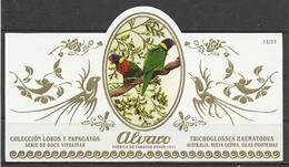 Spain, Alvaro, Cigar Label, Coconut Lorikeet, 2004. - Labels