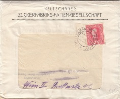 ÖSTERREICH 1917 - 15 Heller Auf Firmen-Brief Mit Inhalt Gel.v.Keltschan &gt; St.Christoff Bei Gloggnitz - Storia Postale