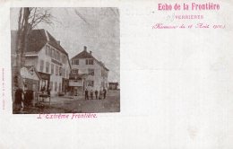 V7217 Cpa Suisse - Verrières - Echo De La Frontière " Kermesse 12 Août 1900" L'Extrême Frontière - Les Verrières