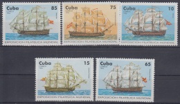 1996.72 CUBA MNH 1996. Ed.4079-83 EXPO FILATELICA BARCOS ANTIGUOS OLD SHIP. - Neufs