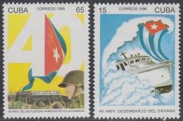1996.74 CUBA MNH 1996. Ed.4115-16 40 ANIV DESEMBARCO DE GRANMA Y LAS FAR. ARMY. - Neufs