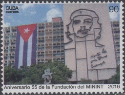 2016.107 CUBA MNH 2016. 55 ANIV MININT ERNESTO CHE GUEVARA - Nuevos