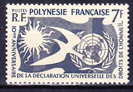 POLYNESIE FRANCAISE 1958 YT N° 12 ** - Unused Stamps