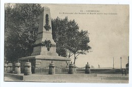 663 - Cherbourg - 65 Le Monument Des Soldats Et Marin Morts Aux Colonies - Non Circulée Monument Aux Morts - Cherbourg