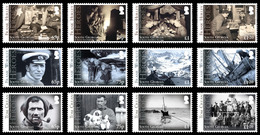 South Georgia 2014 - Heroes D'expéditions En Antarctic - 12v Neuf (MNH) - South Georgia