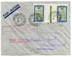 Lettre PAR AVION De TANANARIVE / 28 Nov 1936 / Voyage D'étude De M Assllant - Airmail