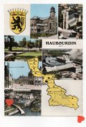 14916-LE-59-HAUBOURDIN---------carte Géographique Et Multivues - Haubourdin