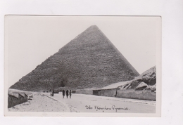 CPA PHOTO  EGYPTE, THE KHOWPHON PYRAMID - Pyramids