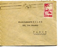 Maroc Lettre De Casablanca Pour Paris 1947 - Briefe U. Dokumente