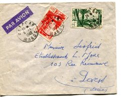 MAROC - Lettre De Mazagan Pour Paris 1949 - Briefe U. Dokumente