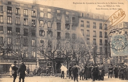 42-SAINT-ETIENNE- EXPLOSION DE DYNAMITE ET INCENDIE DE LA MAISON GIRON - Saint Etienne