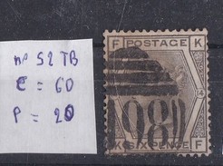 N° 52 Oblitéré TB 1er Choix ( à 10% De La Cote Prix Vendeur ) - Used Stamps