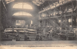 42-SAINT-CHAMOND- ACIERIE DE LA MARINE, CHAUDRONNERIE , CONSTRUCTION DES TOURELLES DE 305 MM - Saint Chamond