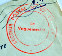 Enveloppe "Poste Aux Armées AFN",  Cachet "secteur Postal N°87" (Env 211) - Guerre D'Algérie