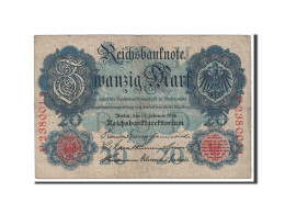 Billet, Allemagne, 20 Mark, 1914, 1914-02-19, KM:46b, TB+ - 20 Mark