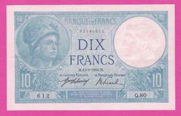 Billet - 10 Francs MINERVE Du 13 01 1916 TTB+ - 10 F 1916-1942 ''Minerve''