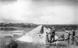 44-BATZ-SUR-MER- LES MAIRAIS SALANTS- PALUDIERS AU TRAVAIL - Batz-sur-Mer (Bourg De B.)