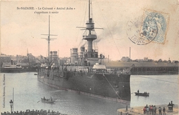 44-SAINT-NAZAIRE- LE CURASS2 " AMIRAL AUBE " S'APPRETANT A SORTIR - Saint Nazaire