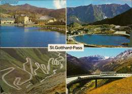 St. Gotthard-Pass / St. Gotthardpass-Strasse Gegen Das Bedrettotal Mehrbildkarte - Bedretto