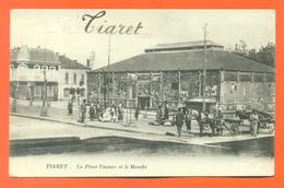 CPA Algérie - Tiaret " La Place Pasteur Et Le Marché " LJCP 39 - Tiaret