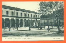CPA Algérie - Tiaret " Place Pasteur Et L'hotel De Ville " LJCP 39 - Tiaret